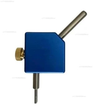 Universal high-precision 45° angle adapter block for gemstone processing Universal high-precision 45° angle adapter block for gemstone processing