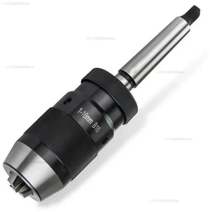 MT2-B18 1-16MM MK2 mandrel live core drill chuck durable taper steel self-tightening keyless accessory lathe tool MT2-B18 1-16MM MK2 mandrel live core drill chuck durable taper steel self-tightening keyless accessory lathe tool