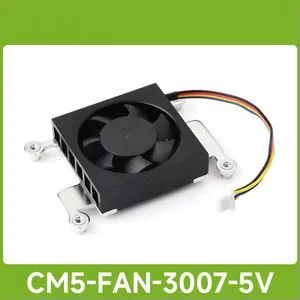 Waveshare Dedicated 3007 Cooling Fan For Raspberry Pi Compute Module 5, Low Noise, With Thermal Tapes, 5V Power Supply Waveshare Dedicated 3007 Cooling Fan For Raspberry Pi Compute Module 5, Low Noise, With Thermal Tapes, 5V Power Supply