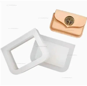 Thickness 2MM vegetable tanned leather synthetic resin mold 95x65MM DIY leather craft business card box mold Thickness 2MM vegetable tanned leather synthetic resin mold 95x65MM DIY leather craft business card box mold