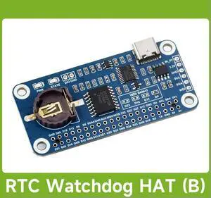 Waveshare RTC WatchDog HAT (B) For Raspberry Pi, Onboard DS3231SN High Precision RTC Chip, Real time Clock, Watchdog Waveshare RTC WatchDog HAT (B) For Raspberry Pi, Onboard DS3231SN High Precision RTC Chip, Real time Clock, Watchdog