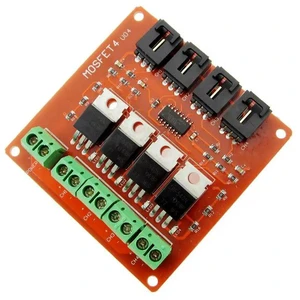 5pcs/lot Four Channel 4 Route MOSFET Button IRF540 V4.0+ MOSFET Switch Module 5pcs/lot Four Channel 4 Route MOSFET Button IRF540 V4.0+ MOSFET Switch Module