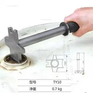 55 Gallon Oil Drum Lid Opener 200L Plastic Oil Drum Lid Manual Universal Oil Tank Opener Opening Wrench Barrel Opening Tool 55 Gallon Oil Drum Lid Opener 200L Plastic Oil Drum Lid Manual Universal Oil Tank Opener Opening Wrench Barrel Opening Tool