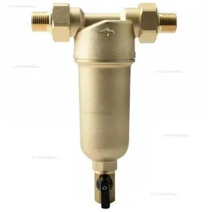 Household Full Copper Pre-Filter Backwash Tap Water Floor Heating Pipe High Temperature Hot Water Purifier To Remove Scale Household Full Copper Pre-Filter Backwash Tap Water Floor Heating Pipe High Temperature Hot Water Purifier To Remove Scale