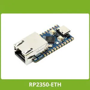 Waveshare RP2350-ETH Mini Development Board, RP2350 Ethernet Port Module, Raspberry Pi Microcontroller Development Board Waveshare RP2350-ETH Mini Development Board, RP2350 Ethernet Port Module, Raspberry Pi Microcontroller Development Board