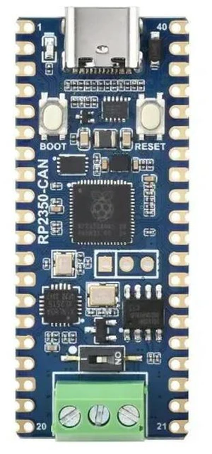 Waveshare RP2350 CAN Development Board A Pico-like MCU Board Based on Raspberry Pi RP2350A Dual-Dore Dual-Architecture Waveshare RP2350 CAN Development Board A Pico-like MCU Board Based on Raspberry Pi RP2350A Dual-Dore Dual-Architecture