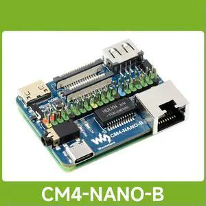 Waveshare Nano Base Board (B) IO BOARD for Raspberry Pi Compute Module 4, CM4 Carier Board Waveshare Nano Base Board (B) IO BOARD for Raspberry Pi Compute Module 4, CM4 Carier Board