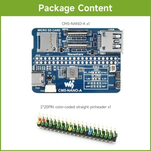 Waveshare Nano Base Board (A) for Raspberry Pi Compute Module 5, Same Size As The CM5, For Evaluating The Raspberry Pi CM5 Waveshare Nano Base Board (A) for Raspberry Pi Compute Module 5, Same Size As The CM5, For Evaluating The Raspberry Pi CM5
