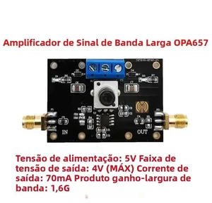 High Speed Wideband Operational Amplifier Module OPA657 Module Low Bias Current Low Noise 1.6GHz Bandwidth Lift High Speed Wideband Operational Amplifier Module OPA657 Module Low Bias Current Low Noise 1.6GHz Bandwidth Lift