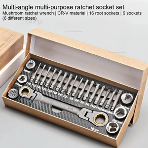 1Set Multifunctional Ratchet Spanner Set Flexible Head Ratchet Double Box Wrench Socket Screwdriver Bits Auto Repairing Tool 1Set Multifunctional Ratchet Spanner Set Flexible Head Ratchet Double Box Wrench Socket Screwdriver Bits Auto Repairing Tool