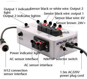Photoelectric Sensor Tester Induction Power Supply Detection Bench Detection Tool Proximity Switch Debugging Bench Photoelectric Sensor Tester Induction Power Supply Detection Bench Detection Tool Proximity Switch Debugging Bench