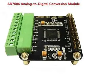 AD7606 Data Acquisition Module, 8-Channel Simultaneous Sampling, 16-Bit Multi-Channel ADC, 200 kHz Sampling Rate AD7606 Data Acquisition Module, 8-Channel Simultaneous Sampling, 16-Bit Multi-Channel ADC, 200 kHz Sampling Rate