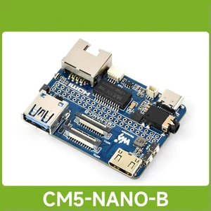 Waveshare Nano Base Board (B) for Raspberry Pi Compute Module 5, Same Size As The CM5, For Evaluating The Raspberry Pi CM5 Waveshare Nano Base Board (B) for Raspberry Pi Compute Module 5, Same Size As The CM5, For Evaluating The Raspberry Pi CM5