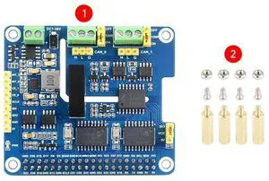 Raspberry Pi 2-Channel Isolated CAN Bus Expansion Solution Built-In Multi Protections HAT Dual Chips For Raspberry Pi 5/4B/3B Raspberry Pi 2-Channel Isolated CAN Bus Expansion Solution Built-In Multi Protections HAT Dual Chips For Raspberry Pi 5/4B/3B