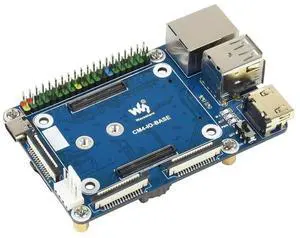 Waveshare Mini Base Board(B) for Raspberry Pi Compute Module CM4,Onboard Connector:CSI/DSI/RTC/FAN/USB/RJ45 Gigabit Ethernet Waveshare Mini Base Board(B) for Raspberry Pi Compute Module CM4,Onboard Connector:CSI/DSI/RTC/FAN/USB/RJ45 Gigabit Ethernet