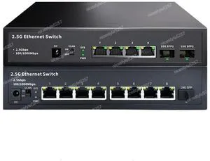 Unmanaged Ethernet switch 10g SFP uplink 4 port 2.5g network switch, supports 2 spf VLAN Unmanaged Ethernet switch 10g SFP uplink 4 port 2.5g network switch, supports 2 spf VLAN