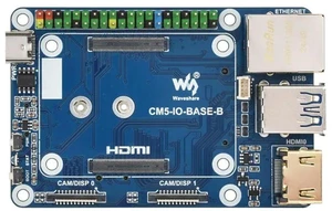 Waveshare CM5-IO-BASE-B Raspberry Pi Compute Module 5 Micro Snow Basic Expansion Board Mini Expansion Board B-Type Waveshare CM5-IO-BASE-B Raspberry Pi Compute Module 5 Micro Snow Basic Expansion Board Mini Expansion Board B-Type