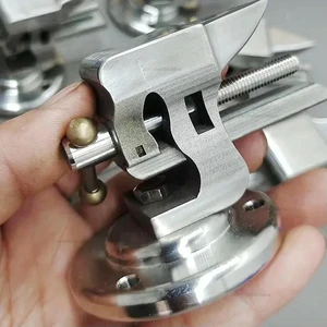 304 Stainless Steel Mini Vise With Anvil Table Hand Tools Adjustable Desktop Clamp Watch Repair Ornaments Anvil DIY Base 304 Stainless Steel Mini Vise With Anvil Table Hand Tools Adjustable Desktop Clamp Watch Repair Ornaments Anvil DIY Base