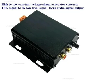 High-to-Low Constant Voltage Signal Converter - Converts 110V Signal to 3V Low-Level, with Lotus Audio Output High-to-Low Constant Voltage Signal Converter - Converts 110V Signal to 3V Low-Level, with Lotus Audio Output