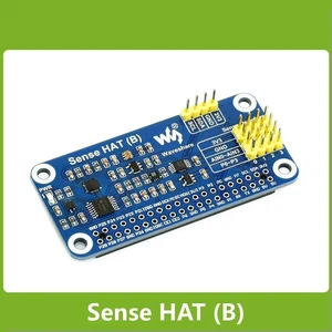 Waveshare Sense HAT (B) for Raspberry Pi Multi Powerful Sensors Supports External Sensors 3.3V I2C Waveshare Sense HAT (B) for Raspberry Pi Multi Powerful Sensors Supports External Sensors 3.3V I2C