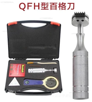 QFH-Manual Cross Adhesion Tester, 1MM / 2MM / 3MM, Blades with Magnifying Glass QFH-Manual Cross Adhesion Tester, 1MM / 2MM / 3MM, Blades with Magnifying Glass