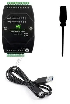 Industrial UART USB TO 8CH RS485 Isolated Converter Stable Multi-OS Compatible For 35mm standard rail and stacked installation Industrial UART USB TO 8CH RS485 Isolated Converter Stable Multi-OS Compatible For 35mm standard rail and stacked installation