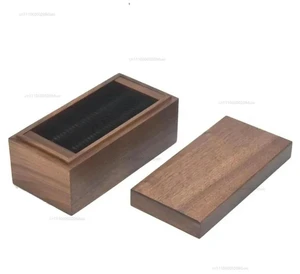 Precision sharpening tool for tailors and fashion designers - Black Walnut Sewing Chalk Knife Sharpener and Fine Grinder Precision sharpening tool for tailors and fashion designers - Black Walnut Sewing Chalk Knife Sharpener and Fine Grinder