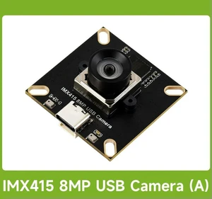 Waveshare IMX415 8MP High-resolution USB Camera Module, IMX415 Sensor Chip, USB2.0 Port, Onboard Dual Microphones Waveshare IMX415 8MP High-resolution USB Camera Module, IMX415 Sensor Chip, USB2.0 Port, Onboard Dual Microphones