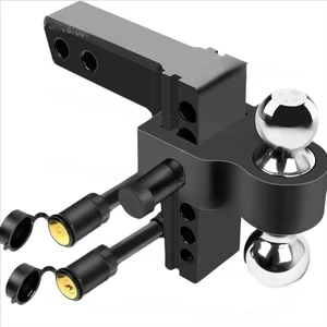 Strong tensile force, adjustable aluminum alloy trailer arm 6 inches with latch lock, double-ended trailer trailer arm Strong tensile force, adjustable aluminum alloy trailer arm 6 inches with latch lock, double-ended trailer trailer arm