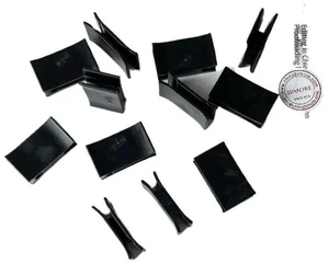 50pcs Elevator Plastic Slider Black or white 50pcs Elevator Plastic Slider Black or white
