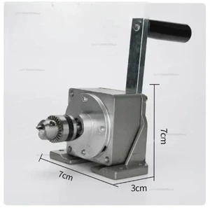 Manual Hand-Cranked Tap Machine - 0.6-6mm Tap Chuck & Key Included Manual Hand-Cranked Tap Machine - 0.6-6mm Tap Chuck & Key Included