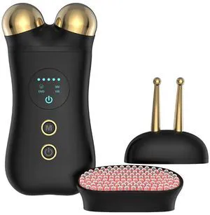 3 in 1 Household Ems RF Beauty Instrument Standing Face Lift Massage Roller with Equipment Convenient Facial Care 3 in 1 Household Ems RF Beauty Instrument Standing Face Lift Massage Roller with Equipment Convenient Facial Care