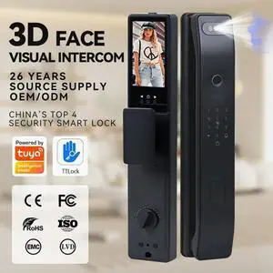Hot Sale TTlock Tuya APPFace Scene Digital Code Card Unlocking Fingerprint Automatic Door Lock Hot Sale TTlock Tuya APPFace Scene Digital Code Card Unlocking Fingerprint Automatic Door Lock