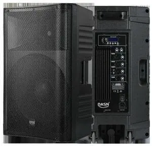 DASN SCB15AC 15-inch 880W 2-way professional active plastic full-range MP3 DJ stage home playground PA speaker with wheels DASN SCB15AC 15-inch 880W 2-way professional active plastic full-range MP3 DJ stage home playground PA speaker with wheels