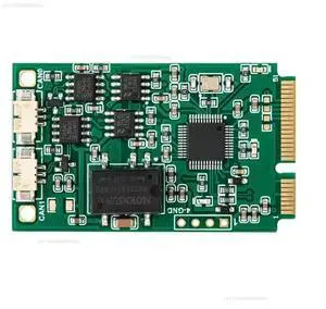 MiniPCI E- Module PCI-E To Interface Card USB To CAN Dual Channel With MiniPCI E- Module PCI-E To Interface Card USB To CAN Dual Channel With
