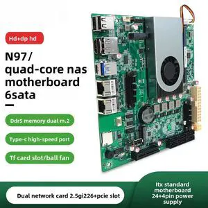 N150 NAS host SATA motherboard 12th generation six 6-bay 10G 10G network card soft routing N100 N150 NAS host SATA motherboard 12th generation six 6-bay 10G 10G network card soft routing N100