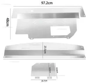 Engine Splash Shield Tray Under Guard Cover 350Z On 03-09 Engine Splash Shield Tray Under Guard Cover 350Z On 03-09