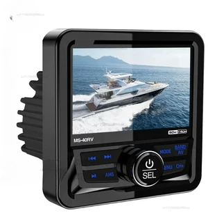 Waterproof IPX5 4 Monitor Marine Stereo Radio Sports Media USB BT AUX ATV Waterproof IPX5 4 Monitor Marine Stereo Radio Sports Media USB BT AUX ATV