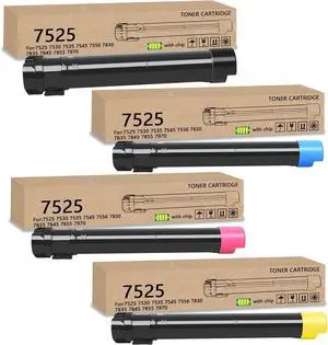 High Yield 7525 Toner Cartridge with Chip High Yield 7525 Toner Cartridge with Chip