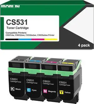 CS531 CX532 Toner Cartridges 75M10K0 75M10C0 75M10M0 75M10Y0 CS531 CX532 Toner Cartridges 75M10K0 75M10C0 75M10M0 75M10Y0