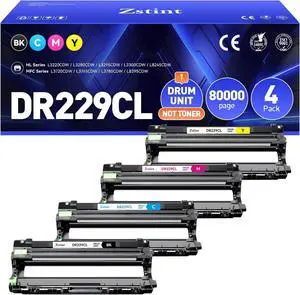 DR229CL Drum Unit Not Toner Set 4-Pack Replacement Compatible for Brother DR-229CL Imaging Drum MFC-L3720CDW MFC-L3780CDW HL-L3220CDW HL-L3280CDW HL-L3300CDW HL-L3295CDW L8245CDW MFC-L8395CDW Printer DR229CL Drum Unit Not Toner Set 4-Pack Replacement Compatible for Brother DR-229CL Imaging Drum MFC-L3720CDW MFC-L3780CDW HL-L3220CDW HL-L3280CDW HL-L3300CDW HL-L3295CDW L8245CDW MFC-L8395CDW Printer