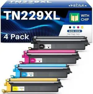 INK4U TN229XL Toner Cartridges for Brother MFC-L3780CDW HL-L3280CDW Printer INK4U TN229XL Toner Cartridges for Brother MFC-L3780CDW HL-L3280CDW Printer