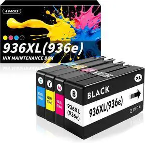 936XL 936e Ink Cartridges for HPPrinters Officejet Pro 9110B 9120 9130 9720 936XL 936e Ink Cartridges for HPPrinters Officejet Pro 9110B 9120 9130 9720