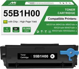 55B1H00 55B1000 Black Toner Cartridge for MS431 MS431 55B1H00 55B1000 Black Toner Cartridge for MS431 MS431