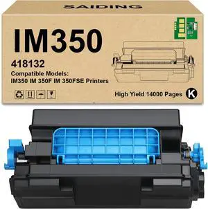 SAIDING High Yield IM350 IM 350 Toner Cartridge Compatible with Ricoh IM350 SAIDING High Yield IM350 IM 350 Toner Cartridge Compatible with Ricoh IM350