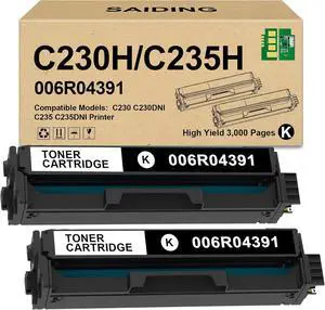 C235 C230 Black Toner Cartridge Compatible with Xerox 006R04391 C235 C230 Black Toner Cartridge Compatible with Xerox 006R04391