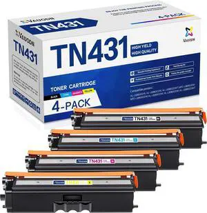 TN431 TN-431 4 Pack Compatible TN 431 Toner Replacement for Brother TN431 TN431 TN-431 4 Pack Compatible TN 431 Toner Replacement for Brother TN431