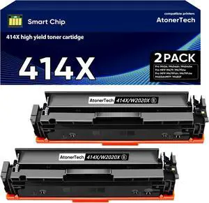 414X High Yield Black Toner Cartridge with chip Compatible Replacement for HP 414X/414A/414/W2020X Toner with Color LaserJet Pro MFP M479fdw M479fdn M454dn M454dw M455dn Printer Ink 414X High Yield Black Toner Cartridge with chip Compatible Replacement for HP 414X/414A/414/W2020X Toner with Color LaserJet Pro MFP M479fdw M479fdn M454dn M454dw M455dn Printer Ink
