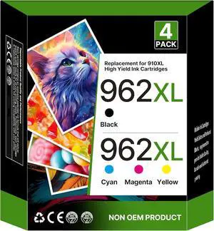 962 962Xl Ink Cartridges Combo Pack Compatible with HP 962Xl 962 Ink 4 Pack 962 962Xl Ink Cartridges Combo Pack Compatible with HP 962Xl 962 Ink 4 Pack