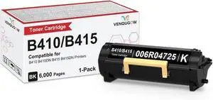 B410 B415 Black Toner Cartridges 006R04725 High Yield 6,000 Pages 1-Pack B410 B415 Black Toner Cartridges 006R04725 High Yield 6,000 Pages 1-Pack
